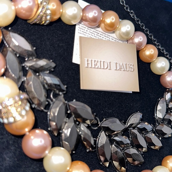 HEIDI DAUS colorful pearly NECKLACE 🌚 - Picture 10 of 10